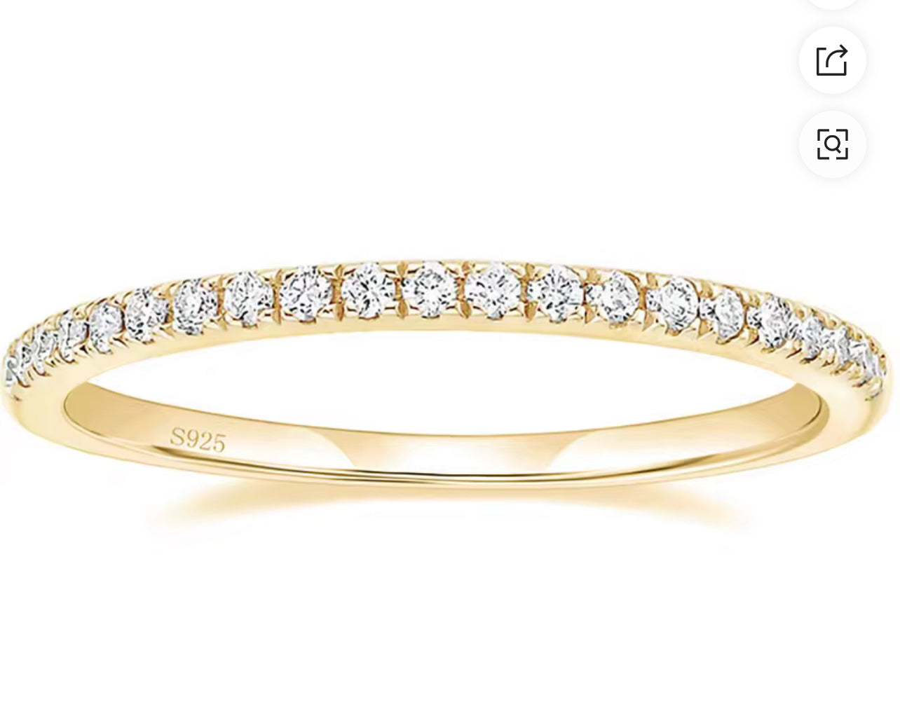 The Harvest Band | Gold Pavé Ring | Faith Ring | Seeds to Be Planted 2026 | SHE Jewellery